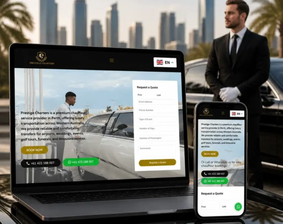 Prestige Charters Chauffeur Bookings